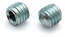 DIN 914 Gewindestift mit Innensechskant und Spitze, 45H, verzinkt M3x4