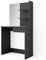 Vicco Schminktisch Dekos, Frisiertisch mit Spiegel, Schwarz, 75 cm