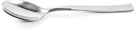 Set 12 cucchiaini da Moka, Piave, acciaio inox, eleganti, 11,5x3x1,5 cm