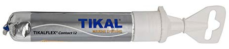 TIKALFLEX Contact 12 Minischlauch 70ml für Stahl und GFK, Marine- & Caravan Allround Kleber (Weiß)