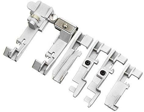 La Canilla ® - Set 6 Pied de Biche pour Machine à Coudre Surjeteuse Singer 14SH644, 14SH654, 14SH754 et Plus de modèles