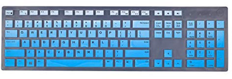 Copritastiera compatibile con Dell KM636 KB216 e Dell Optiplex 5250 3050 3240 5460 7450 7050 e Dell Inspiron AIO 3475/3670/3477 All in One Desktop Ombre Blue