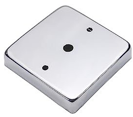 Othmro Pendant Light Fitting, Ceiling Rose Light Holder 3.94/10cm Dia, Ceiling Pendant Plate Holder for Hanging Lamps and Lanterns - Chrome 2pcs