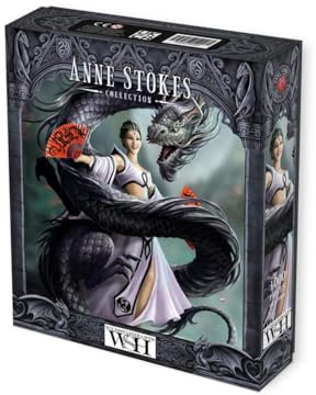 Dragon Dancer 1000-teilige Puzzlespiele für Erwachsene, Gothic-Dark-Fantasy-Kunstwerke von Anne Stokes (Inkl. Poster-Rätselanleitung)