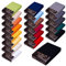 AVANTGARDE SPANNBETTLAKEN - 90x200-100x220 cm - hoher Steg f. Boxspringbett & Wasserbett geeignet - 100% Jersey Baumwolle Spannbetttuch - Gute ca. 165g/m² (16 Schwarz, 90 x 200 cm - 100 x 220 cm)
