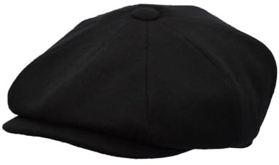 WALKER AND HAWKES - Bridgemoor - Unisex Bakerboy-Ballonmütze aus Melton- 8-Panel-Konstruktion