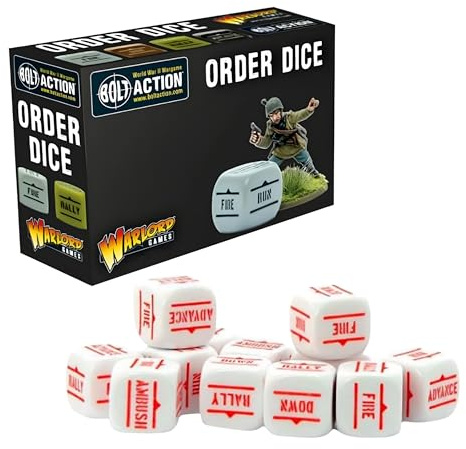 Weiße Bestellung Würfel für Bolt Action