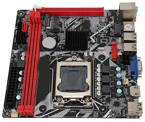 Diyeeni ITX Motherboard for LGA1155, DDR3 Gaming Motherboard PCI E 16X, SATA3.0, 4XUSB3.0, VGA, HDMI, NVME M.2 Interface, for Pentium for for Core i3 i5