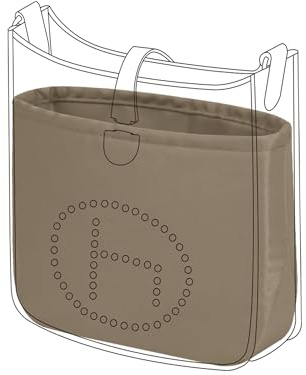 DGAZ Satin Handtaschen für Evelyne PM 29, Gris Tourterelle | Luxuriöse Satin-Innentasche, Perfekte Passform, Sanfter Schutz, Leicht