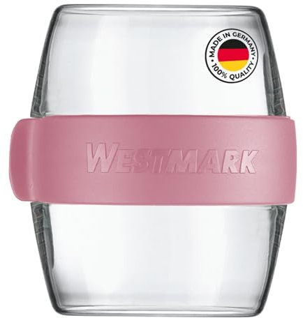 Westmark Pocketbox -Maxi-, praktische Meal-Prep-Dose to go, ideal für Joghurt, Obst, Gemüse, Snacks, 700 ml (2 x 350 ml), BPA-frei, Rosa