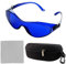 1 Satz Golfsport-Sonnenbrille, Golfball Finder Brille, Golf-Sonnenbrille mit Blauen, Blaue Linse Brille, für Baseball, Laufen, Radfahren, Angeln, Fahren, Golf, Wandern, (Blaue)