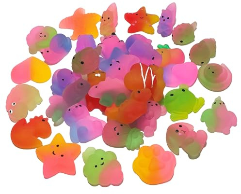 30 Pcs Farbverlauf Serie Mochi Squishy Stress Relief Spielzeug,Sensorische Spielzeug,Kind Geburtstagsfeier Gunstgeschenk,Klassenzimmer Preise,Klassenzimmer Preise,Goodie Taschen Stuffers für Kinde