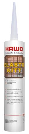 KAWO Elastokitt Fensterkitt nussbraun RAL 8011-310 ml Dichtkitt Reperaturkitt Kitt wartungsfrei
