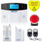 Sistema de alarma DIY de seguridad para el hogar, App Wired Wireless Home Security Tuya WIFI PSTN GSM Alarm System Intercom Remote Control Autodial Siren Sensor Kit Kit de alarma antirrobo de bricolaj