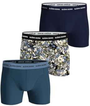 Bjorn Borg 3 Pack Essentials Cotton Stretch Boxers-MULTIPACK 3