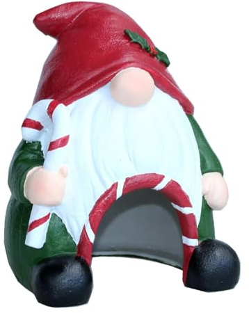 shjxi Aquarium Ornament, Aquarium Christmas Decorations, Fish Tank Landscaping | Decorative Holiday Fish Tank Landscaping with Stable Base | Festive Christmas Decorations for Aquariums and Fish Bowls