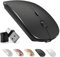 Neises Mouse senza fili, USB C per MacBook Air, per MacBook Pro, mouse wireless Bluetooth per laptop/PC/Mac/iPad Pro/computer (nero)