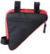 SOYUVAVB Fahrrad Rahmentasche Rennrad Rahmen Dreieck Tasche wasserdichte Mountainbike Strahl Tasche Fahrrad Rohr Halterung Sattel Tasche Polyester Fahrrad Zubehör Für Montainbikes, Rennrad(Red)