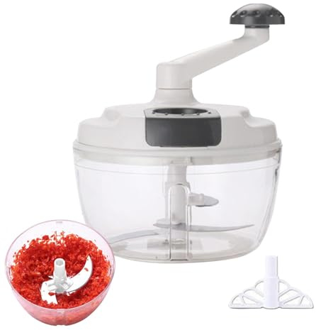 Hachoir manuel, Hachoir manuel | Hachoir à manivelle manuel multifonctionnel | Hachoir à main avec manivelle, poignée pliante avec récipient, pour oignons, gingembre et noix