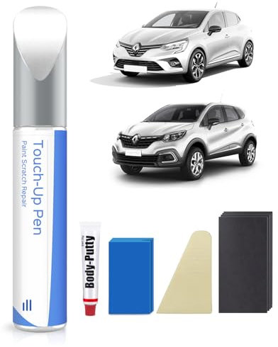 369 Blanc Glacier/Arctique White Kit de peinture de retouche pour Renault Correspondance exacte – Réparation des rayures et des écaillages