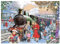 The House of Puzzles Home for Christmas Jigsaw - Big 500 Piece Jigsaws For Adults, Extra Large Pieces, Artist Illustrated, Scenic Landscape, Deluxe Puzzle Gifts