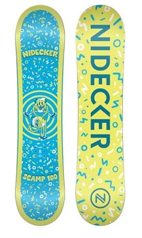 Nidecker Scamp – Set Kinder Snowboard, leicht und verspielt - Größe 80