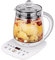 Electric Kettle Health Pot Borosilicate Glass Multi-Functional Teapot with 1.5L Capacity, BPA-Free, Keep Warm Function, 800W