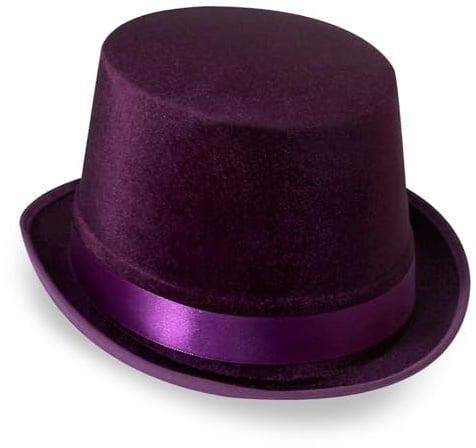 Wildarms Schwarzer Zylinder für Herren, schwarzer Magier-Partyhut für Erwachsene, viktorianisches Kostüm, Hüte für Cosplay, Halloween, Karneval