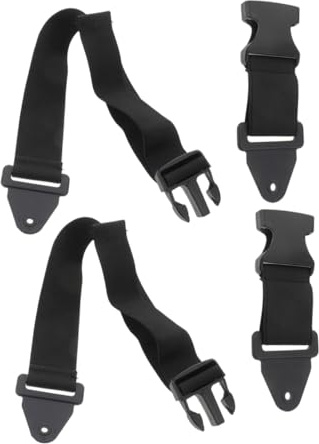 Cabilock 2pcs Outdoor Trash Can Lid Lock Straps with Buckle Garbage Bin Locking Rope for Animal Prevention Easy Installation Secure Wheelie Bin Lid Strap for Odor Control and Clean