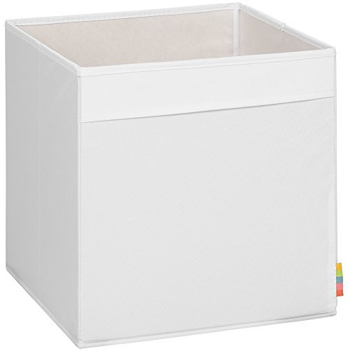 Storanda | Aufbewahrungsbox Regal | Faltbare & Extra Stabile Kallax Boxen Aufbewahrung | Aufbewahrungskorb Regalbox für Würfelregal | Ideal für Zuhause & Kinderzimmer | 33x33x33 cm | Weiß