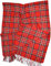 Großer super weicher schottischer Tartan-Karo-Schal ROT