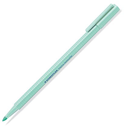Staedtler Textmarker triplus Highlighter, ergonomische Dreikantform, Hohe Qualität Made in Germany, Linienbreite 1 - 4 mm, Set mit 10 Stück, Pastell-Farbe Mint, 362 C-505