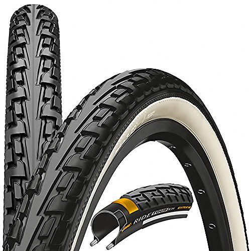 Continental Ride Tour E-25 Draht 27x1 1/4 32-630mm Sondergröße Weiss +Flicken