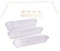 Dometic 29325760655 Kühlschranktürregal, 5-teiliges Set, transparent