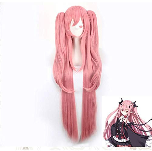 Anime Seraph des Endes Owari kein Seraph Krul Tepes Perücken Cosplay Kostüm Frauen Rosa Perücke Kunsthaar
