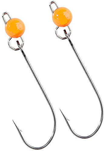 Balzer Tungsten Cheburashka mit Haken - 2 Jighaken, Größe/Gewicht/Farbe:Gr. 6/0.75g / Orange