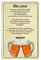 Bier Unser Blechschild - Retro Deko Metallschild - Lustiges Schild - Witzige Wanddeko für Kellerbar, Kneipe, Tresen, Theke, Bar - Geschenkidee für Biertrinker und Biergenießer - 20x30cm