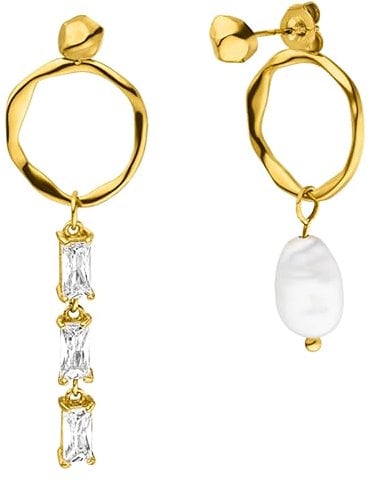 PURELEI® Elua Ohrringe (Gold) – Damenohrringe aus langlebigem Edelstahl – Wasserfeste Ohrringe Damen – 3 & 4,7cm Länge – Modeschmuck für deinen individuellen Look
