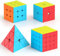 Vdealen Zauberwürfel Set Speed Cube von 2x2 3x3 4x4 Pyramide Zauberwürfel Original, Magic Cube Würfel Puzzle, Geschenk für Kinder Teenager Erwachsene(Stickerless)
