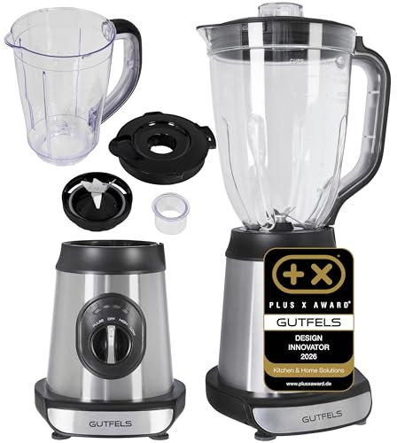 GUTFELS Akku-Standmixer MU 8401 - Kabellos, 1,5 L, 240 Watt