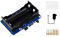 Waveshare UPS USV HAT 5V Unterbrechungsfreie Stromversorgung Modul für Raspberry Pi 4B/3B+/3B, bis zu 5A Strom, Pogo Pins Anschluss, Onboard 5V Regler und Multi Batterie Schutzschaltungen, I2C Bus