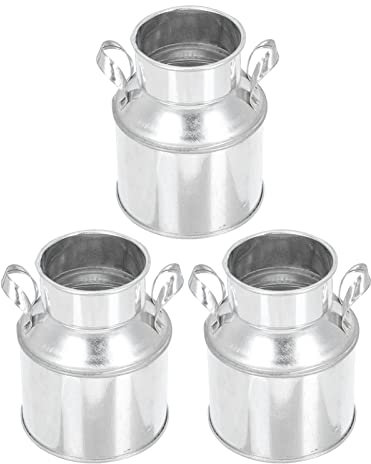 Cabilock 3 Stücke Miniatur Eisen Blumentöpfe Vintage Stil Landschaft Ornamente Für Wohnkultur