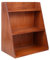 IMIKEYA Vintage Shelves Tabletop Wooden Display Riser Rack: 3 Layers Wood Storage Shelf Sundries Organizer for Figurines Books Succulent Pot Dessert Mini Potted Plant Vintage Bookshelf