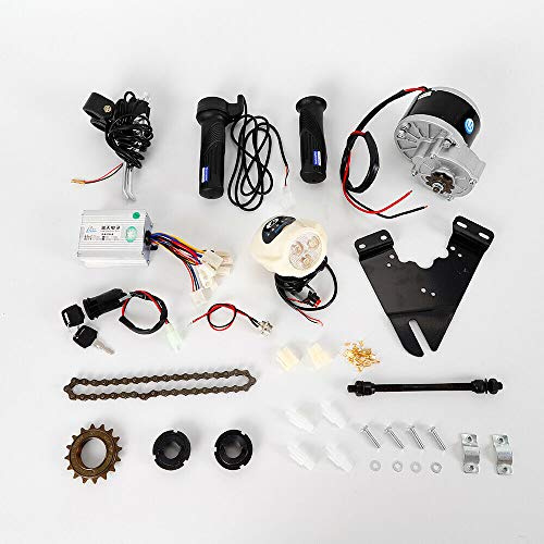 Bathrena E -Bike Conversion Kit, Umbausatz für Elektrofahrräder 250W 24V/36V Elektro Fahrrad Motor Set für 22-29 Zoll Fahrrad 3300 U/min