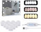 TUKAILAi Vanity Mirror Lights Stick on Kits Hollywood Style Makeup Mirror Lights with USB Power Cord, 10 Dimmable Bulbs 3 Color Modes for Dressing Table, Bathroom, Bedroom, Gifts