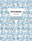 Lined Notebook: Black cats on Baby Blue Gingham Print Notebook for girls Kawaii Spring Back to school Gift Journal