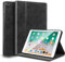 Gexmil Leder Hülle für iPad 9,7 Zoll 6./5. Generation 2018/2017-iPad Air 2/1 Gen. Echt Leder Cover Stoßfest,Anti-Fingerabdruck,Automatischer Schlaf/Aufwachen,Einstellbarer Ständer, Schwarz