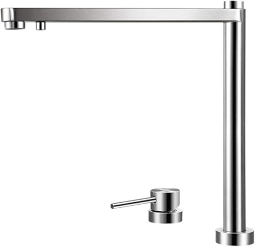 SXLSZ Rubinetto Cucina 3 Vie Miscelatore Cucina Sottofinestra Spazzolato Rubinetti da Lavello per Depuratore Miscelatore Lavello Tre Vie per Sistemi Osmosi per lavandino Nascosto