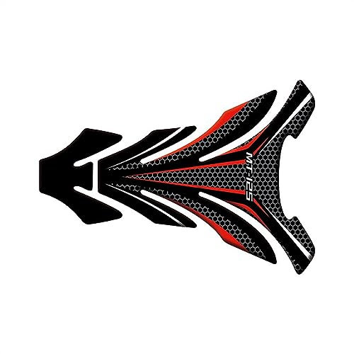 BBAUER Tankaufkleber Motorrad Tank Pad Schutz Tank Aufkleber Aufkleber Für Yamaha MT 125 MT-125 (Color : Rosso)