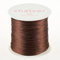 1mm String x 100m, Nylon Cord, Available in 26 Colours, Bracelet Making, Other Crafts (DARK BROWN)